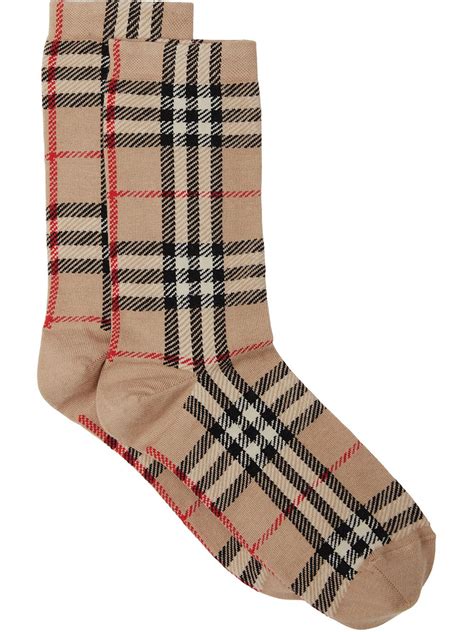 burberry socks men|burberry check intarsia socks.